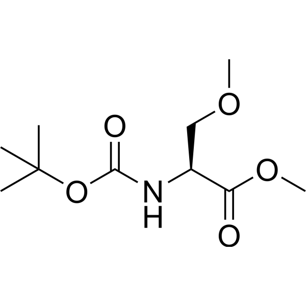 Methyl N-(tert-butoxycarbonyl)-O-methyl-L-serinate 134167-07-0